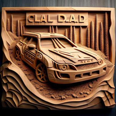 3D model Colin McRae Rally game (STL)